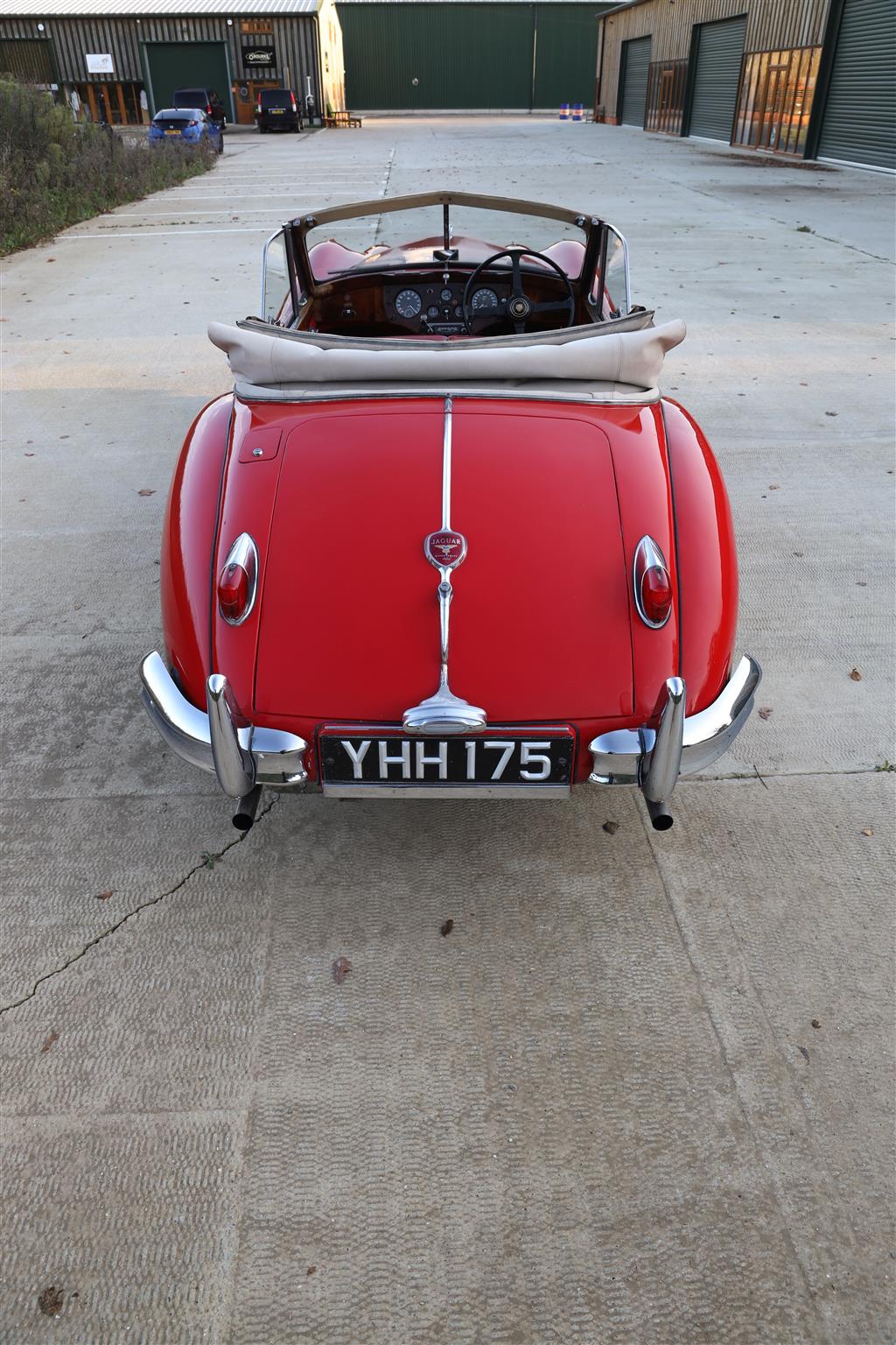 A 1955 Jaguar XK140 DHC